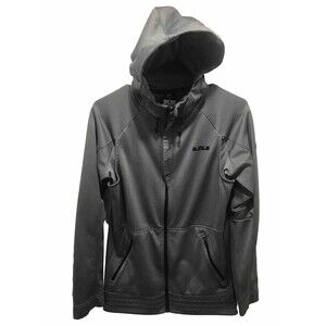 Nike Therma Fit Hoodie Lebron James Full Zip Jacket Mens Size XS Gray Premium